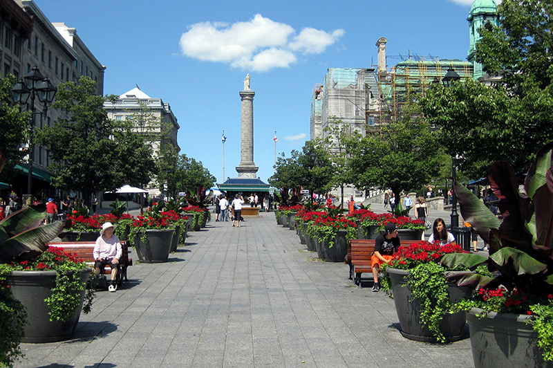 Praça Jacques Cartier em Montreal