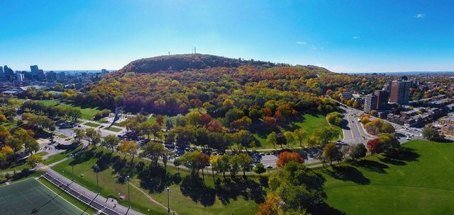 Parque Mont Royal em Montreal