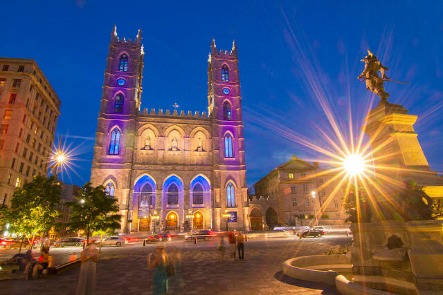 Basílica de Notre Dame em Montreal