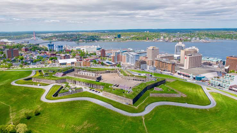 Vista do Sítio Histórico Nacional da Cidadela de Halifax