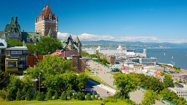 Vista da cidade de Quebec
