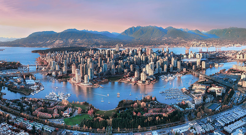 Remessas internacionais para Vancouver