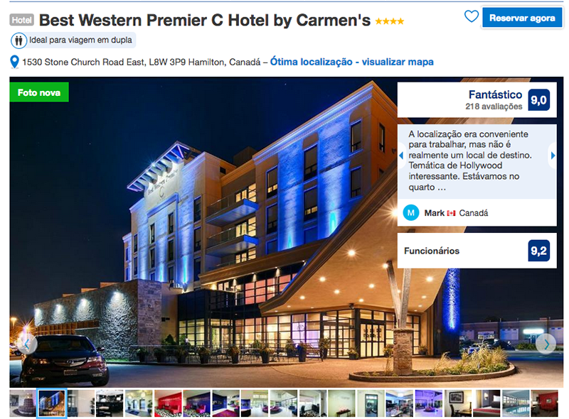 Hotel Best Western Premier em Hamilton