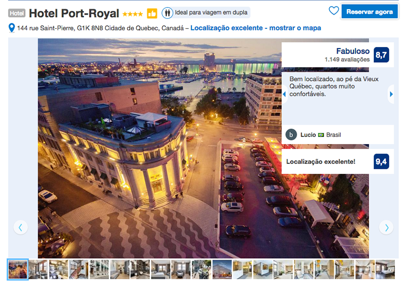Hotel Port-Royal em Quebec