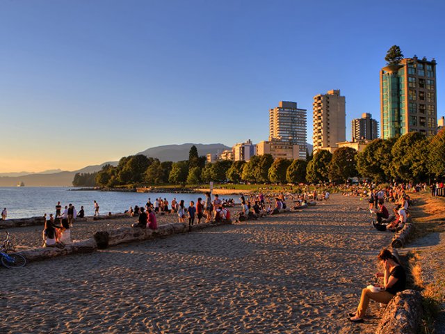Sunset Beach em Vancouver