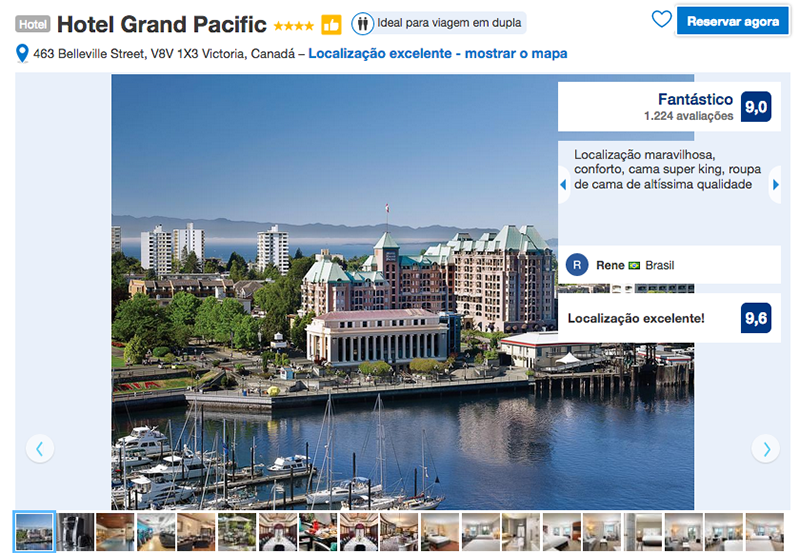 Hotel Grand Pacific em Victoria
