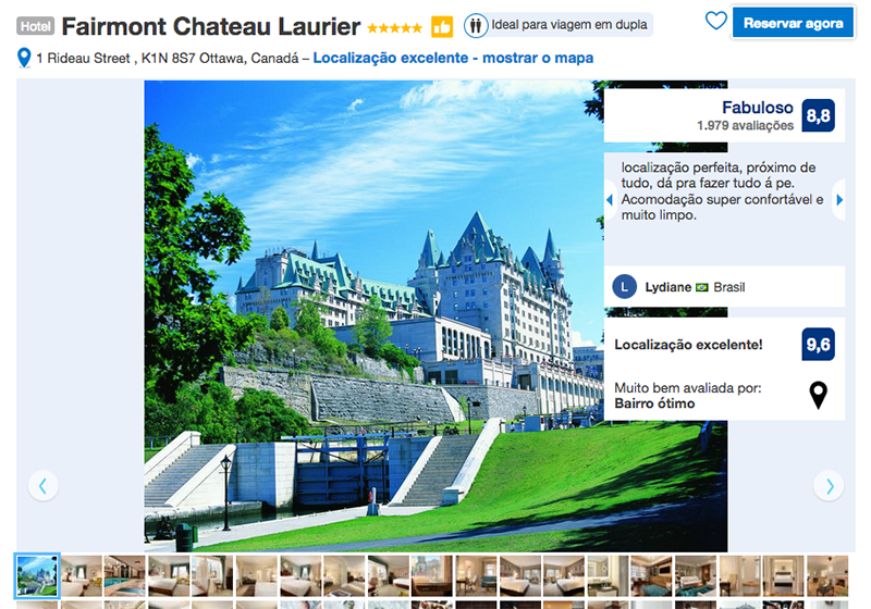 Reservas Hotel Fairmont Chateau Laurier em Ottawa