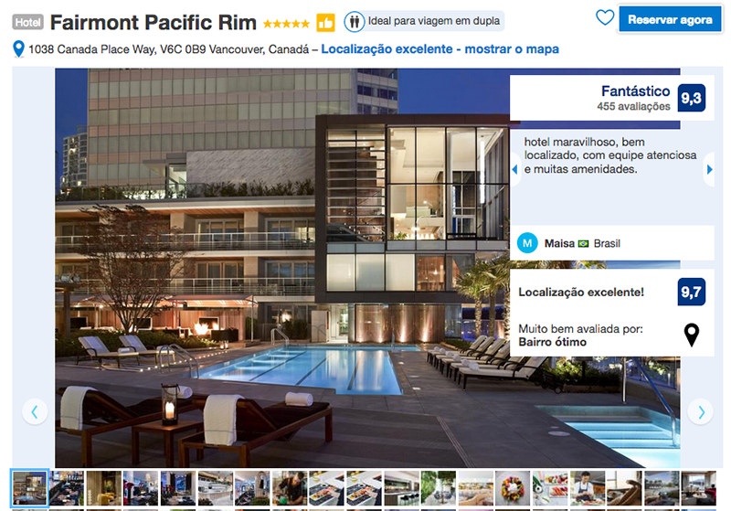 Hotel Fairmont Pacific Rim em Vancouver