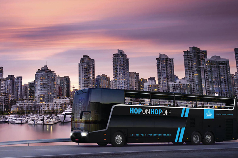 Ônibus Hop-On Hop-Off em Vancouver