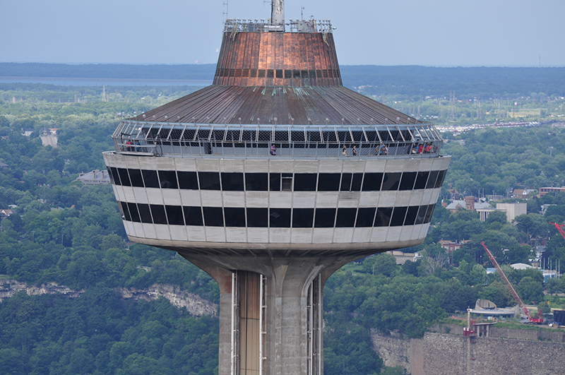 Parte mais alta da Skylon Tower em Niagara Falls