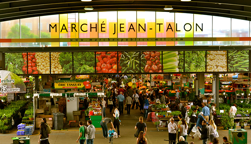 Mercado Jean-Talon em Montreal