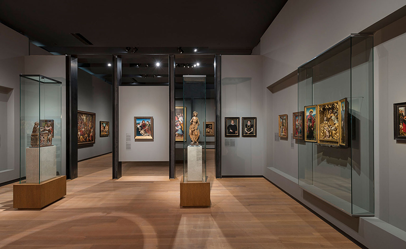 Sala interna do Museu de Belas Artes de Montreal
