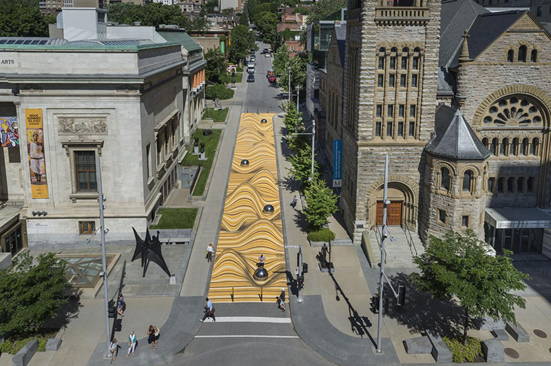 Vista área do Museu de Belas Artes de Montreal