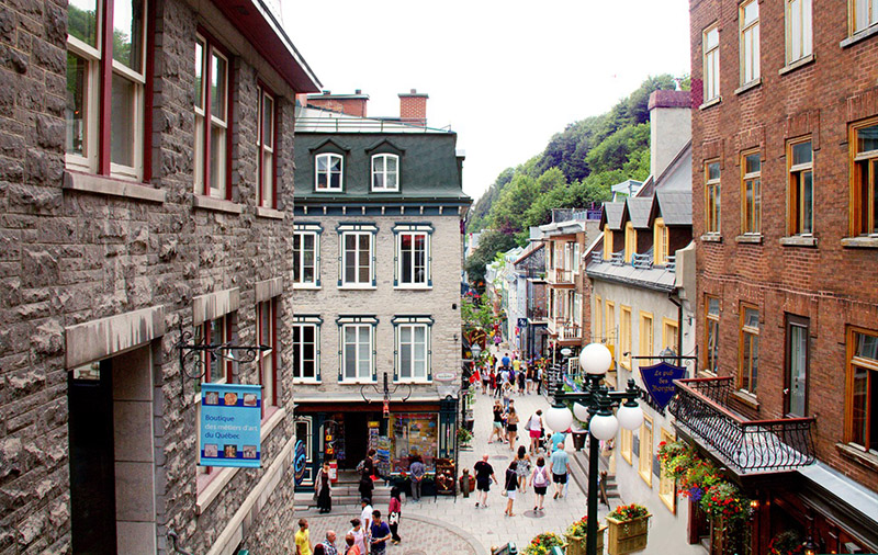 Ruas do Centro Histórico de Quebec