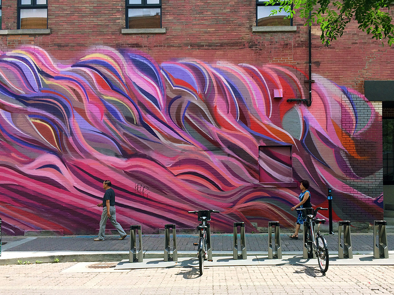 Grafites e arte de rua em Montreal