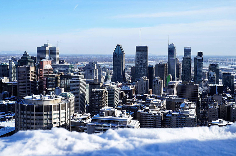 Excursão de inverno em Montreal