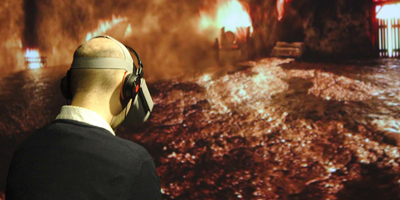 Sensação da Experiência de realidade virtual em Quebec