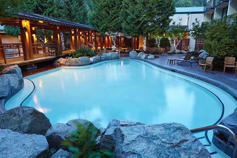 Piscina do Spa Harrison Hot Springs em Vancouver