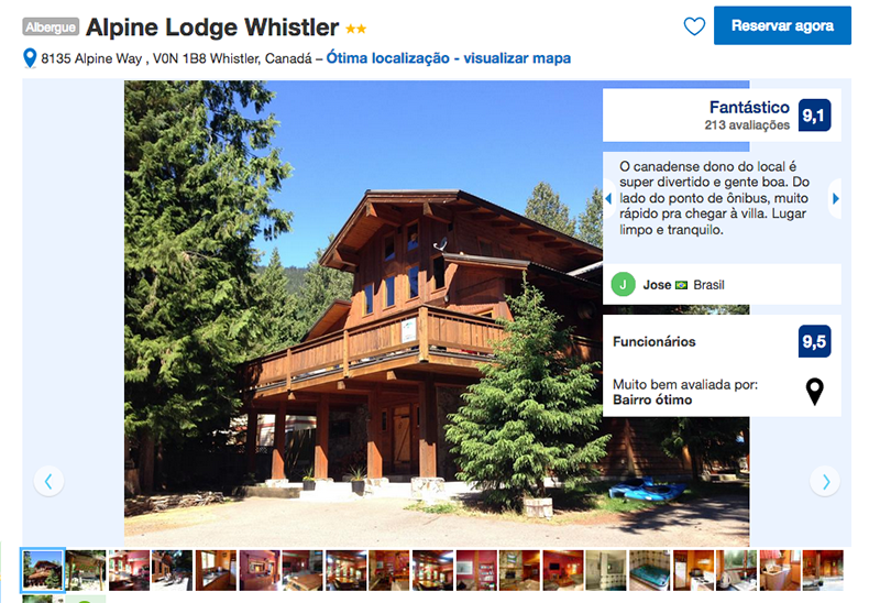 Hostel Alpine Lodge Whistler