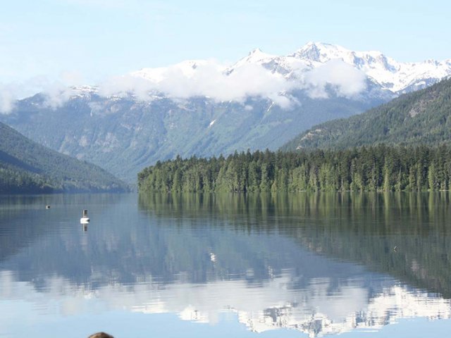 Lago em Whistler