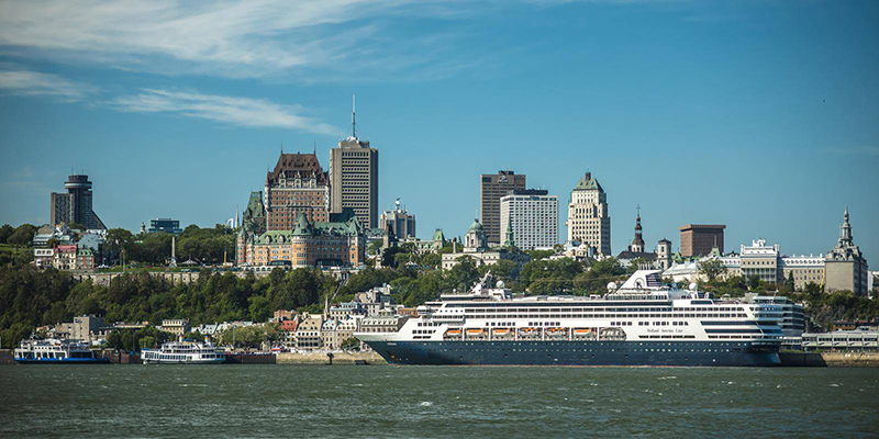 Cruzeiro turístico em Quebec