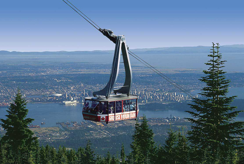 Teleférico Skyride em Vancouver