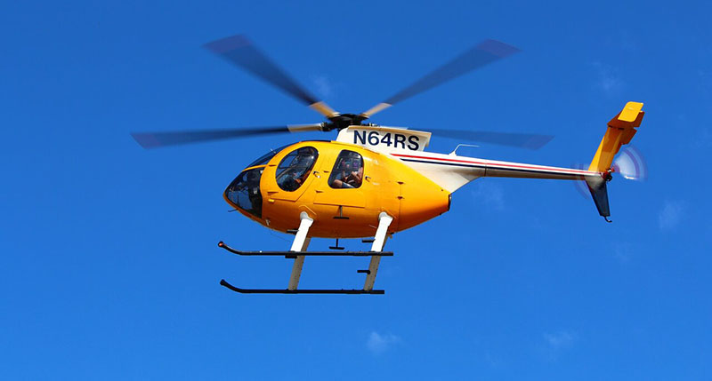 Aeronave do passeio de helicóptero em Niagara Falls