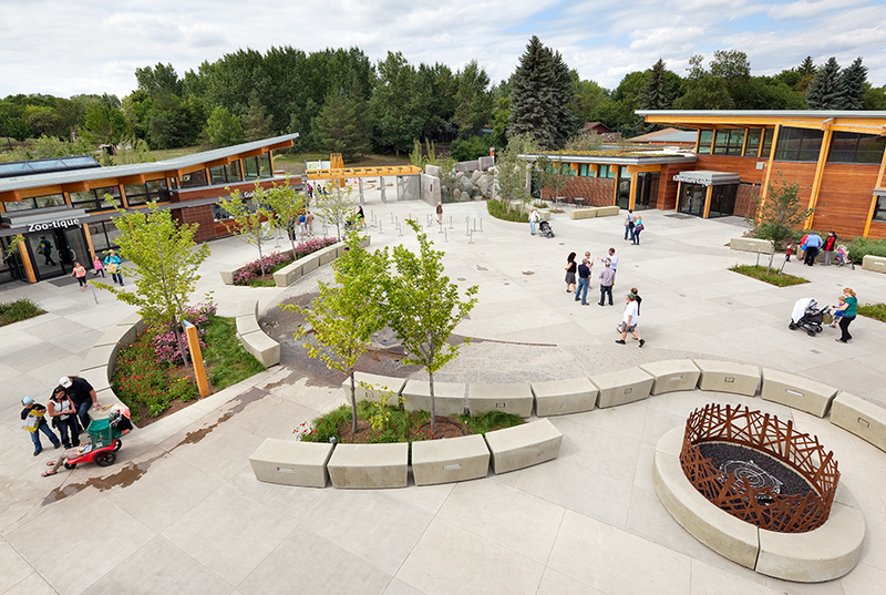Estrutura do Valley Zoo em Edmonton